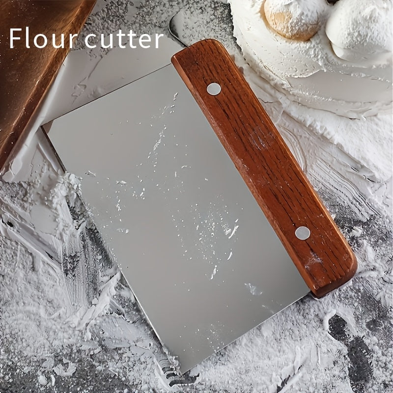 1pc/2pcs, Stainless Steel Scraper, Vegetable Chopper, Dough Cutter, Baking Tools, Kitchen Gadgets, Kitchen Accessories, Home Kitchen Items