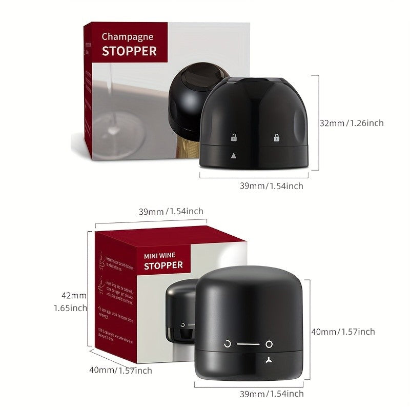 Wine Vacuum Stopper Sealed Cap For Champagne Bottle Reusable Leak-proof Preservation Wine Plug Bar Tool Kitchen Gadgets for restaurants/bars/hotels