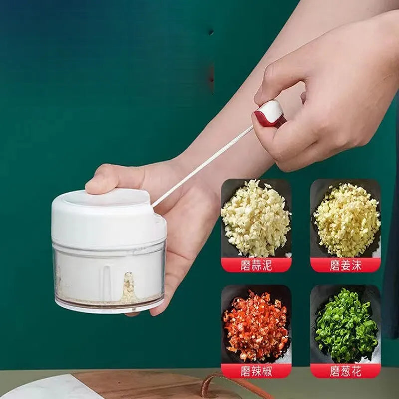 Plastic Garlic Crusher Press Vegetable Cutter