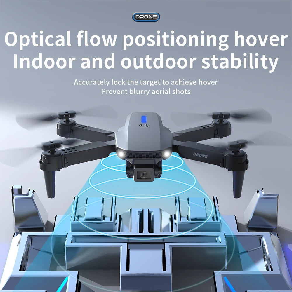 KBDFA 2025 E88 Professional Wide Angle RC Dron HD 4K Camera Mode
