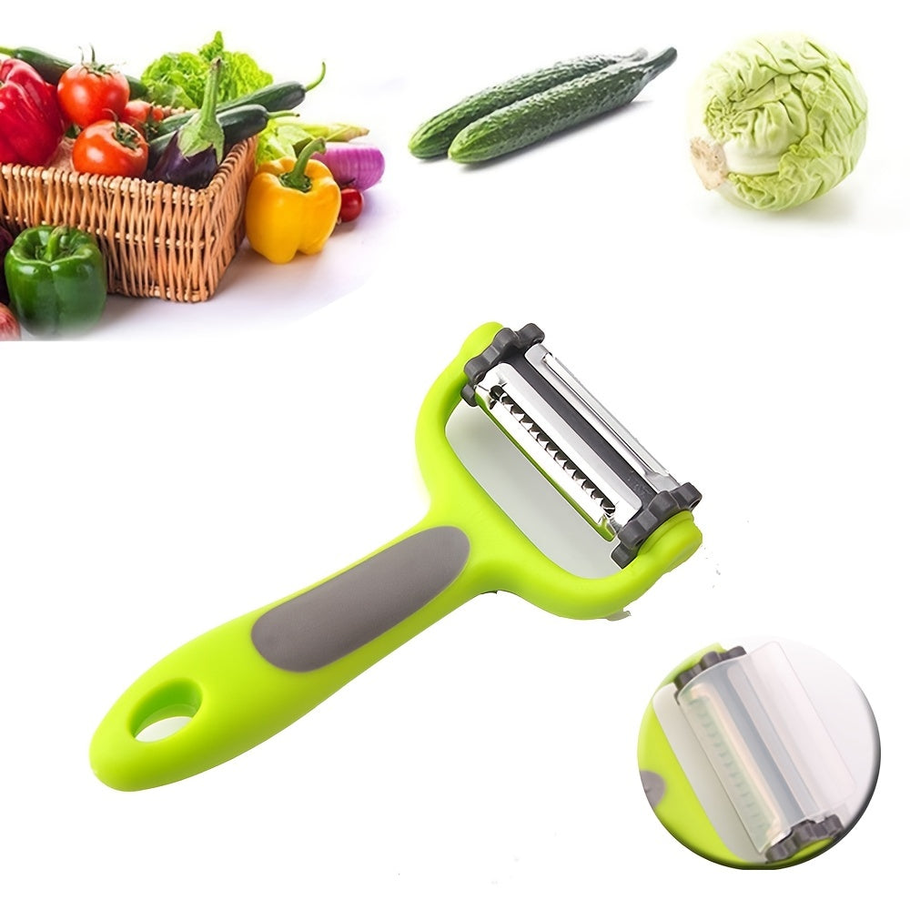 1pc, 3in1 Peeler, Fruit Peeler, Kitchen Vegetable Peeler, Potato Peeler, Vegetable Graters, Fruit Grater, Shredder, Multifunctional Vegetable Cutter, Melon Planer, Fruit Skin Scraper, Kitchen Tools, Kitchen Gadgets, Dorm Esse